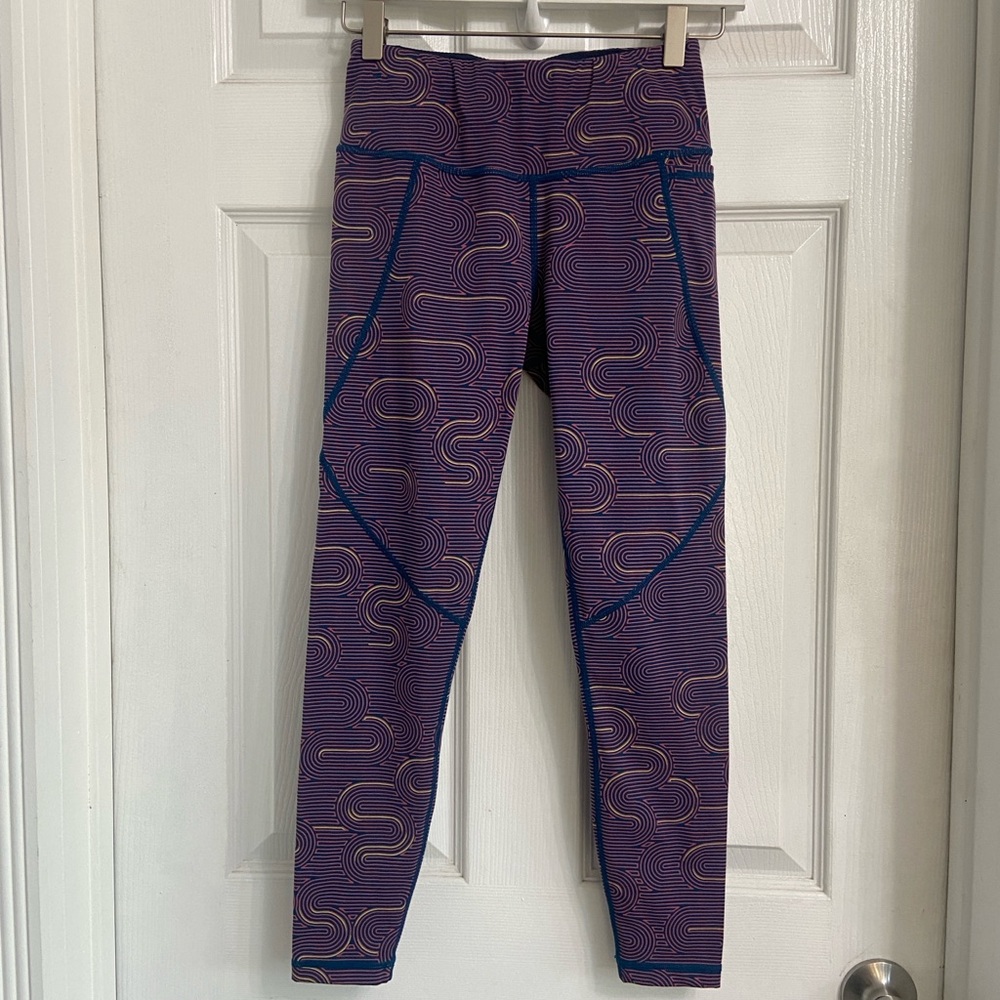 Sweaty Betty Power Pocket Workout Full Length Leggings Purple Size 0-2